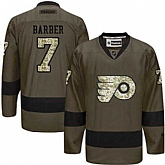 Glued Philadelphia Flyers #7 Bill Barber Green Salute to Service NHL Jersey,baseball caps,new era cap wholesale,wholesale hats
